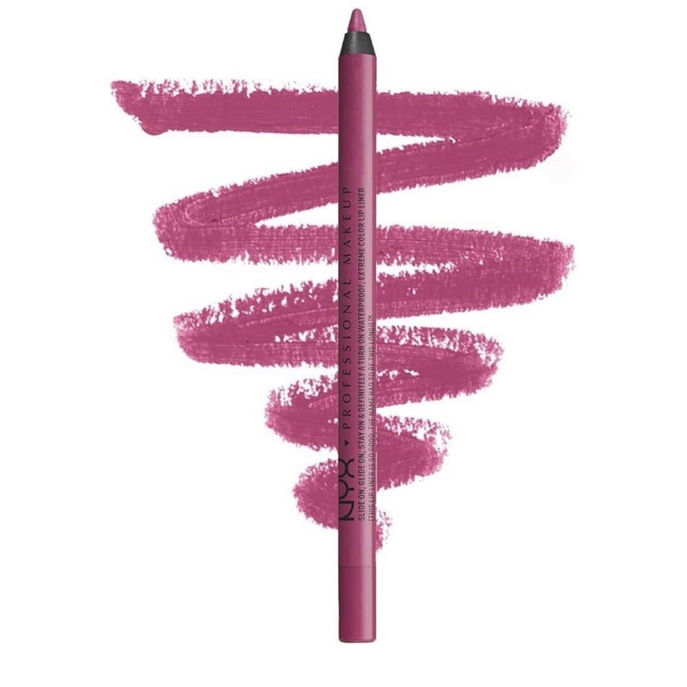 NYX Lip Liner Fluorescent SLLP07 Pink NWOT Waterproof Matte Magenta Pencil